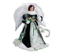 Kurt Adler 12-Inch Fiber Optic Irish Angel Treetop