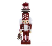 Kurt Adler 12-Inch Hollywood Red Gingerbread Nutcracker with Cookie Hat