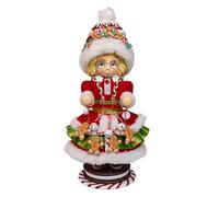 Kurt Adler 14" Hollywood Nutcrackers™ Mrs. Claus Gingerbread Nutcracker