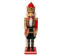 Kurt Adler 15" Red & Green King Nutcracker