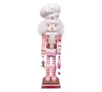Kurt Adler 16" Hollywood Nutcrackers™ Pink Gingerbread Baker Nutcracker
