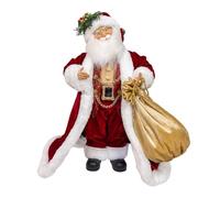 Kurt Adler 17" Jacqueline Kent Traditional Red Santa with Bag