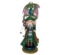 Kurt Adler 18-inch Hollywood Nutcrackers™ Wizard with Dragon Nutcracker