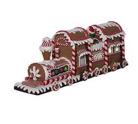Kurt Adler 19.5" Battery-Operated Gingerbread LED Train Tablepiece