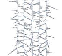 Kurt Adler 2.7m Rainbow Crystal Twisted Icicle Garland