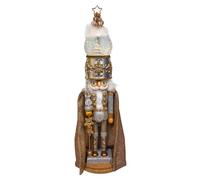 Kurt Adler 22" Hollywood Nutcrackers™ Musical Gold & Silver Nutcracker with Water Globe