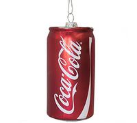 Kurt Adler 4-3/4-Inch Glass Coca-Cola Can Ornament