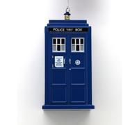 Kurt Adler 4.5-inch Doctor Who Tardis Blow Mold Plastic Ornament