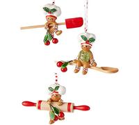 Kurt Adler 4-Inch Gingerbread Baking Tool Ornaments
