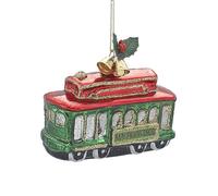 Kurt Adler 4-Inch Painted San Francisco Streetcar Ornament