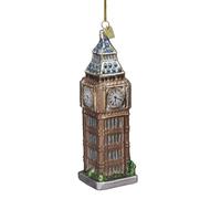 Kurt Adler 5-1/2-Inch Noble Gems Glass Big Ben Ornament