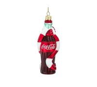 Kurt Adler 5-Inch Glass Coca-Cola Bottle with Scarf Ornament