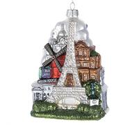 Kurt Adler 5-Inch Glass "Paris City" Ornament