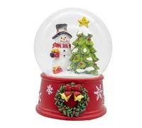 Kurt Adler 5" Wind-Up Musical Snowman with Water Globe
