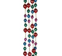 Kurt Adler 6' Glass Bead Multicolor Garland