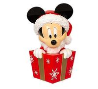 Kurt Adler 8-Inch Un-Lit Disney© Mickey in Present Tree Topper