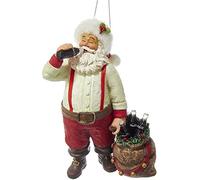 Kurt Adler CC9162 Santa Drinking Coke Ornament, 5.5"