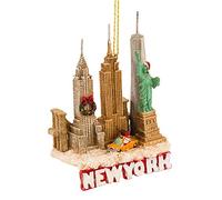 Kurt Adler City Travel New York City Ornament, 3.25-Inch