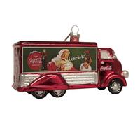 Kurt Adler Coca-Cola Glass Truck Ornament, 5-Inch