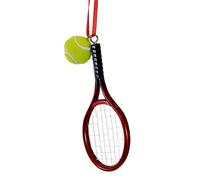 Kurt Adler D0552 Tennis Racket With Ball Christmas Ornament