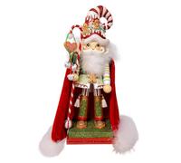 Kurt Adler Delightful 15" Hollywood Nutcrackers™ Gingerbread Candy Santa Nutcracker
