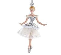 Kurt Adler E0425 Nutcracker Suite Snow Queen Ballerina Hanging Ornament, 6.25-inch Tall