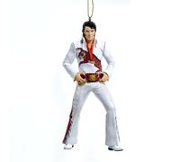 Kurt Adler Elvis Presley Tiger Jumpsuit Ornament, 5.25 Inch, Resin, Christmas