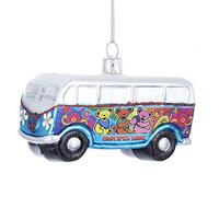 Kurt Adler Glass Grateful Dead Ornament, 4-Inch