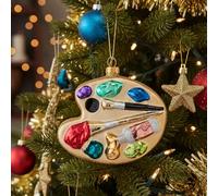 Kurt Adler Glass Paint Tray Ornament