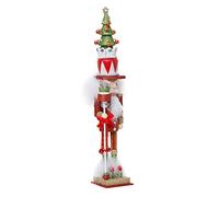 Kurt Adler HA0220 Hollywood Tree Hat Nutcracker, 15-Inch, Red And Green