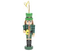 Kurt Adler Irish Nutcracker Wood Christmas Tree Ornament 5 Inch C5938