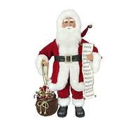 Kurt Adler Kringles Traditional Santa Christmas Décor, STD, Multicolored