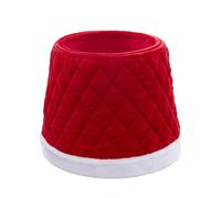 Kurt Adler Luxurious 10 x24 Quilted Red Velvet Tree Collar.