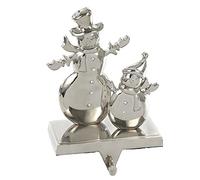 Kurt Adler Metal Snowman Stocking Holder, 7.25-Inch
