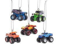 Kurt Adler Monster Jam® Miniature Ornament Set, 5-Piece Set