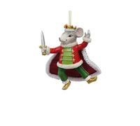 Kurt Adler Mouse King - Nutcracker - 4.5 Inch Red/Green Resin and Polyester Christmas Tree Ornament