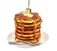 Kurt Adler Noble Gems Glass Pancakes Ornament