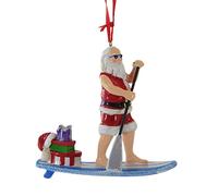 Kurt Adler Paddle Board Santa Ornament