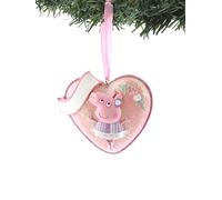 Kurt Adler Peppa Pig Personalizable Ornament Gift Boxed (One Size, Pink)