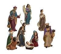 Kurt Adler Resin Nativity Figurine Set, 6.25-Inch, Set of 8
