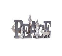 Kurt Adler WDN Peace W/Gray Deer+Trees TBLPC