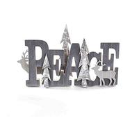 Kurt Adler WDN Peace W/Gray Deer+Trees TBLPC
