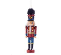 Kurt Adler Wooden Nutcracker Ornament W/Ornament Stand B