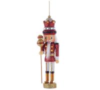 Kurt Adler Wooden Nutcracker Ornament W/Ornament Stand C