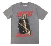 Kurt Cobain Collage Limited Edition 999 Only Premium Wash T Shirt S Grey