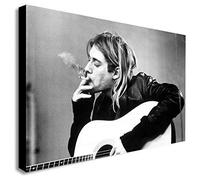 Kurt Cobain Smoking Nirvana Rock Band Live Canvas Wall Art Print A2 24x16"