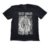 Kurt Cobain T Shirt Brilliance Logo Official Mens Black S