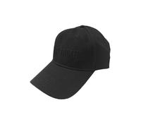 Kurt Cobain Text Logo Strapback Baseball Cap in Black Kurt Cobain Black One Size
