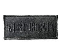 Kurt Cobain - Kurt Cobain Patch Logo Black