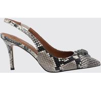 KURT GEIGER LONDON Belgravia Python Print Leather Slingback Pumps - Size: 41 - female